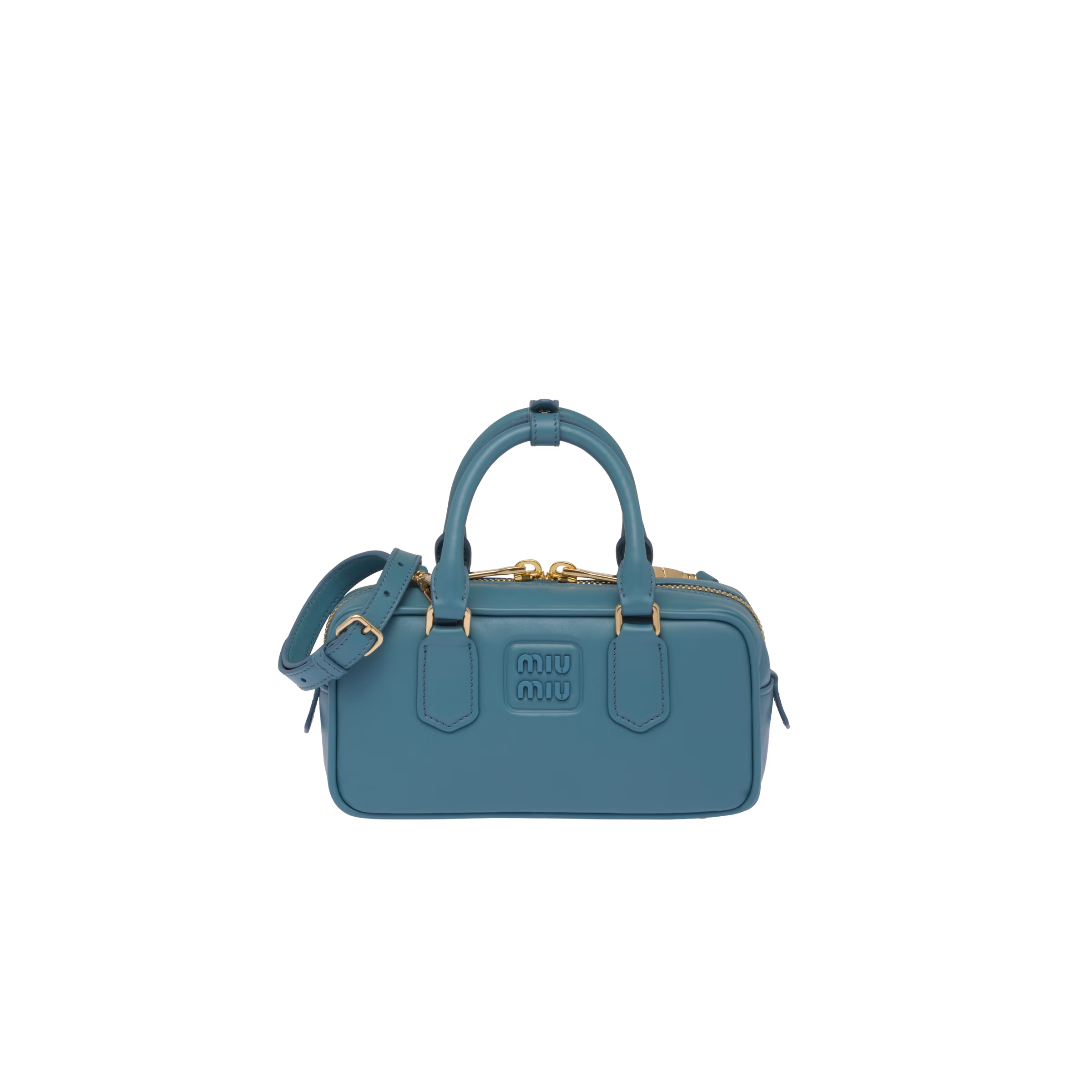 Marina Blue Leather top-handle bag