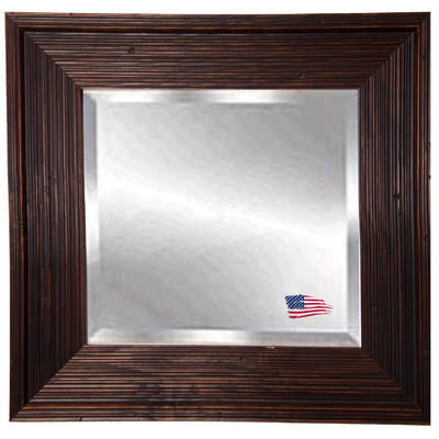 Darby Home Co Wall Mirror - Size: 38.75x22 H x 32.75x22 W x 0.75x22 D, Finish: Brown