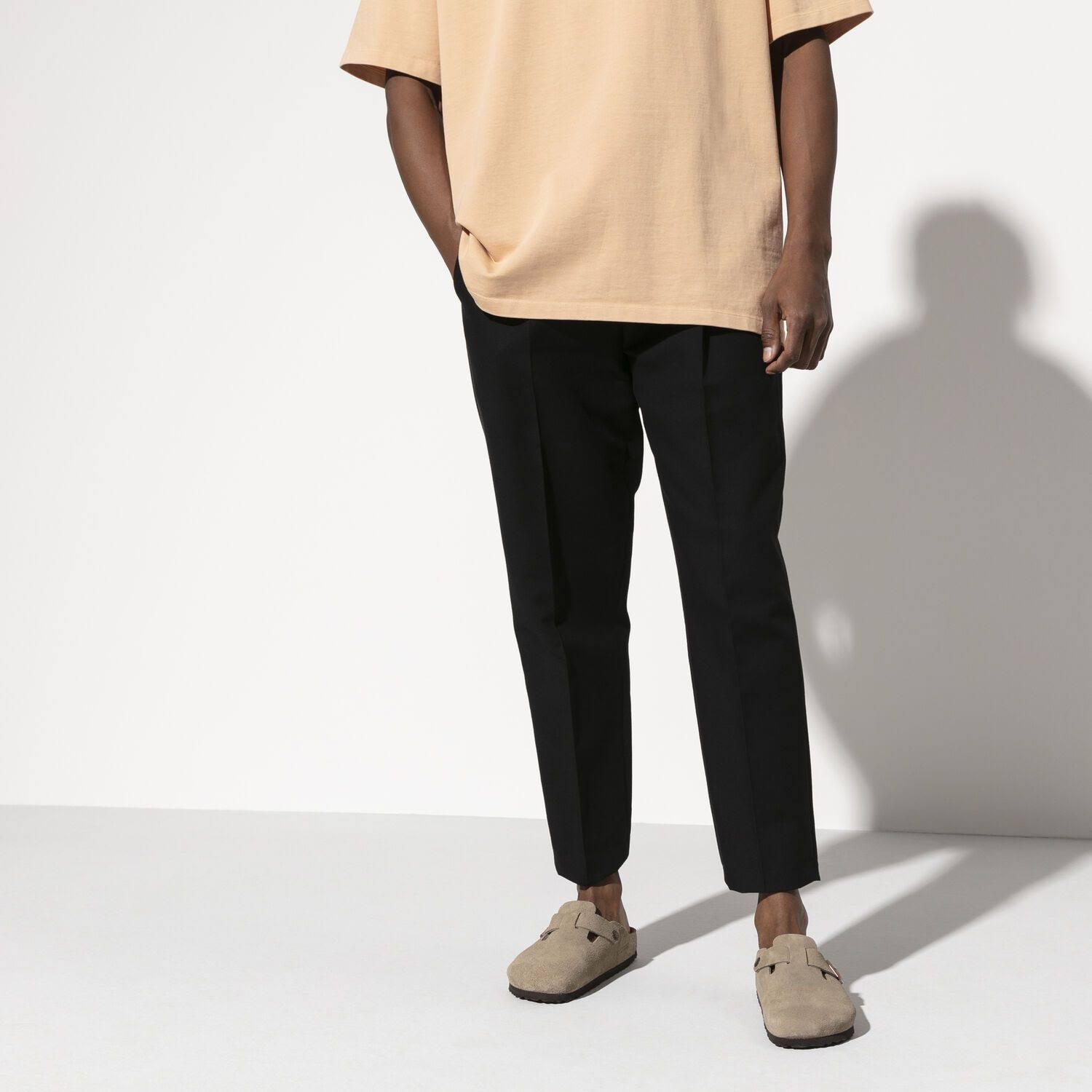 Birkenstock Boston SFB Taupe Suede