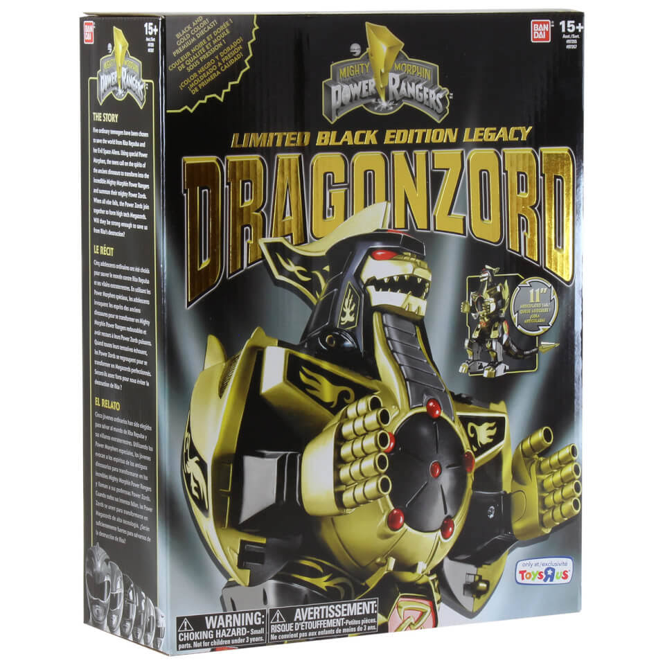 Power Rangers Legacy Black and Gold Dragonzord