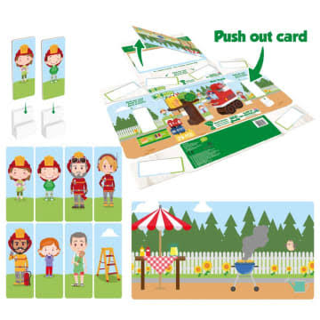 BiOBUDDi - Fire Truck Building Blocks