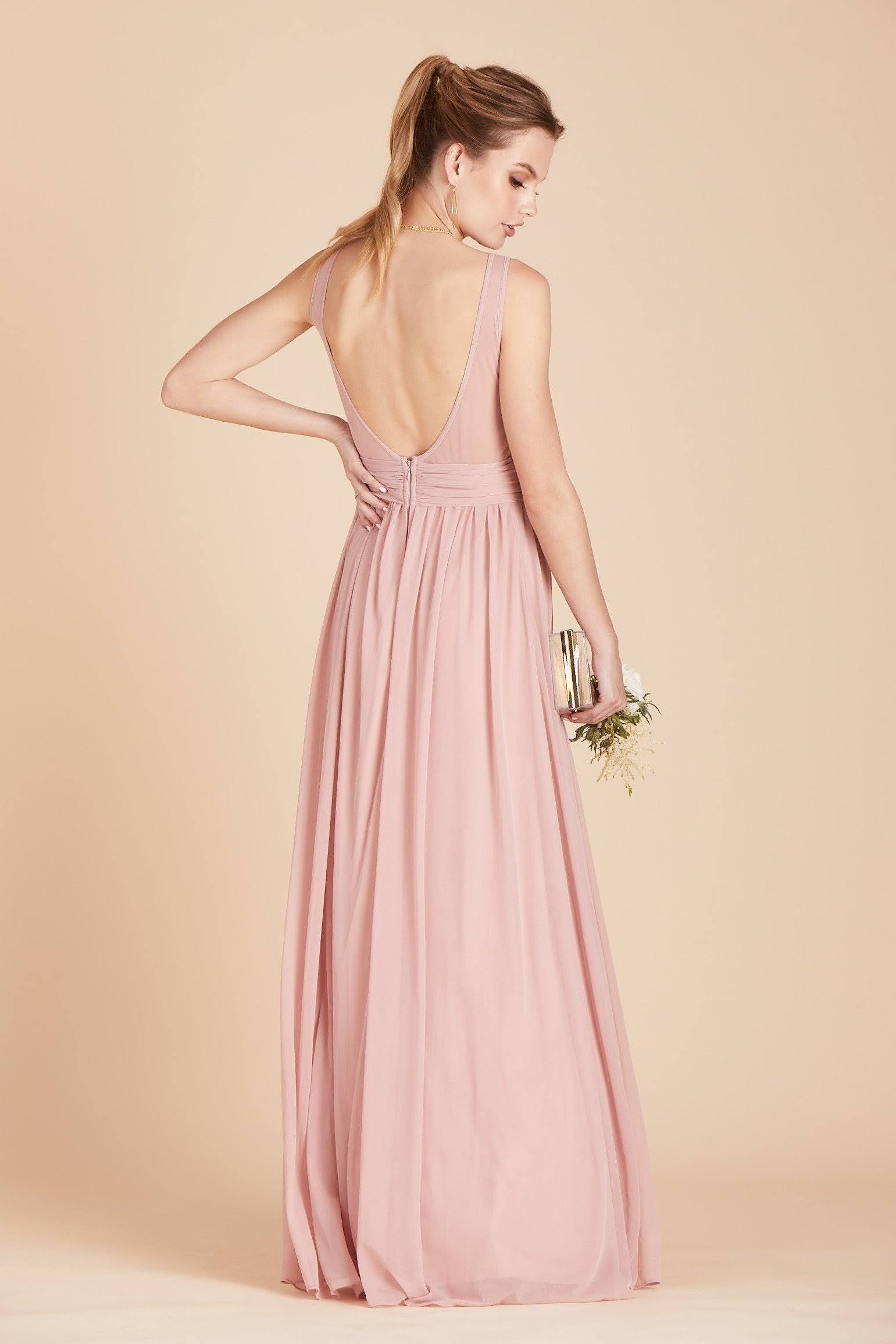 Birdy Grey Jan Bridesmaid Dress in Dusty Rose M / Dusty Rose