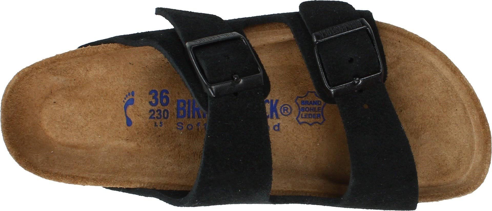 Birkenstock Arizona Soft Footbed (Black Suede)