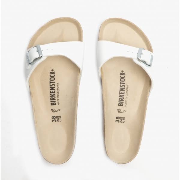 Birkenstock Mens Madrid Mules, White