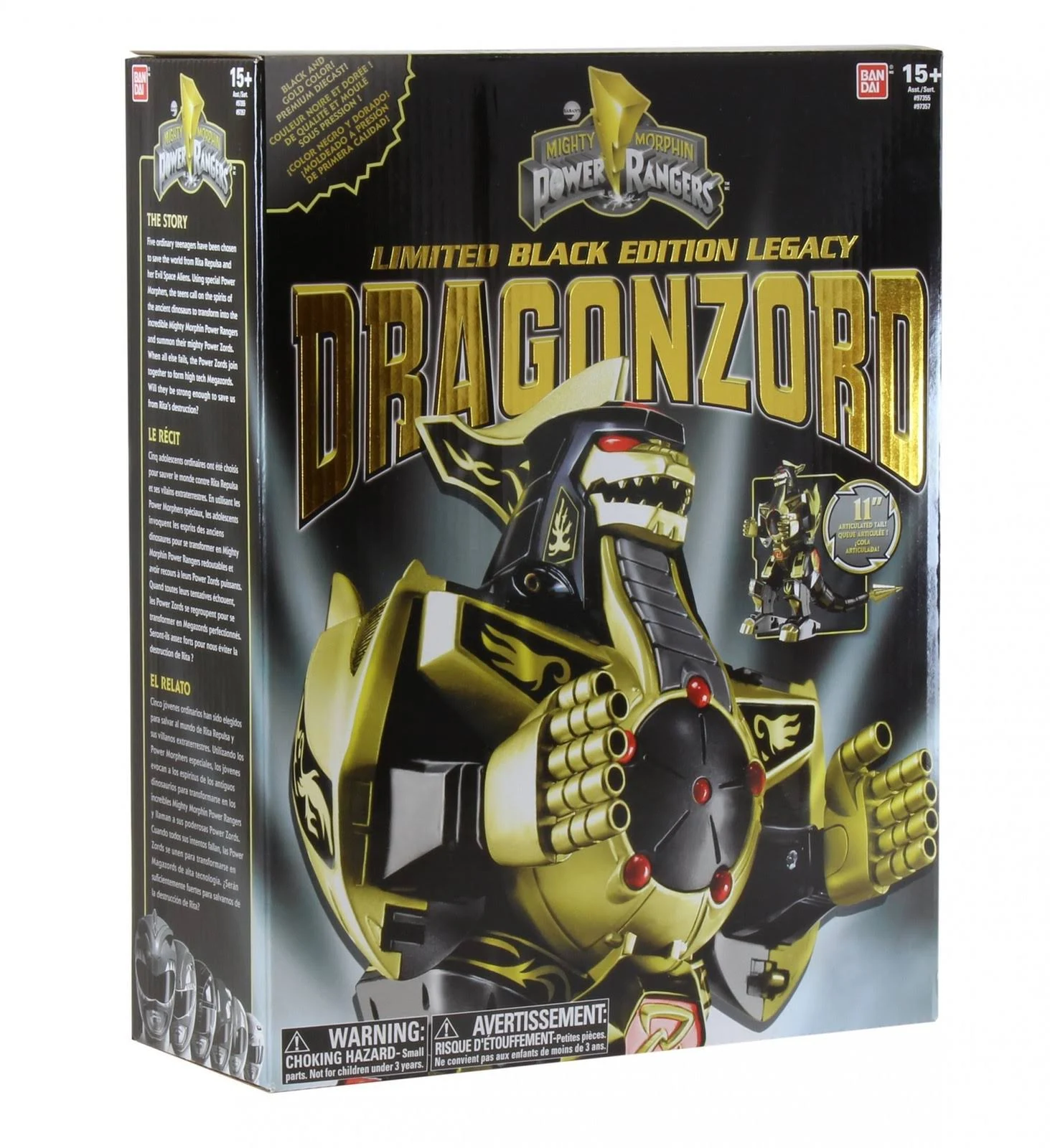 Power Rangers Limited Black Edition Legacy Dragonzord Tru