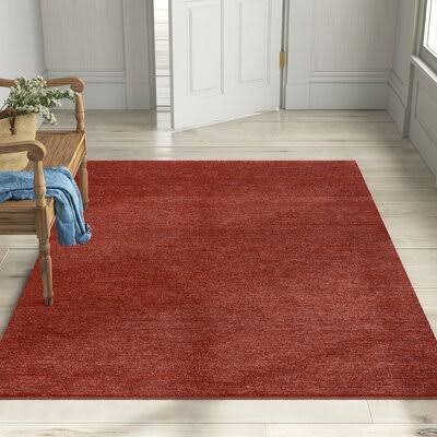 Lavallee Tufted Polyester Rust Area Rug Rug Size: Rectangle 5& x 7&6x22