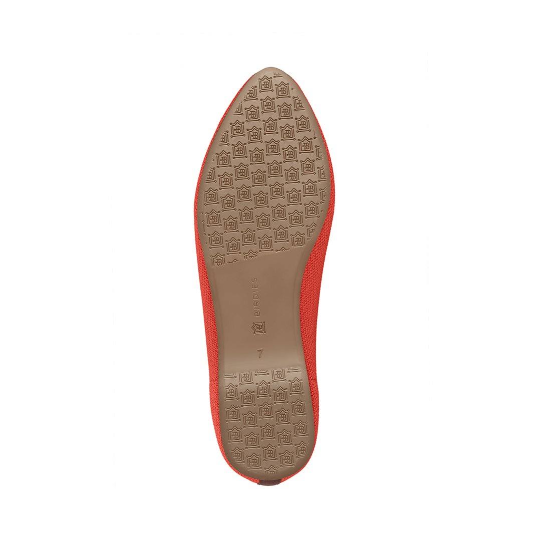 Women's Birdies Blackbird Knit Flat, Size 5.5 M - Red