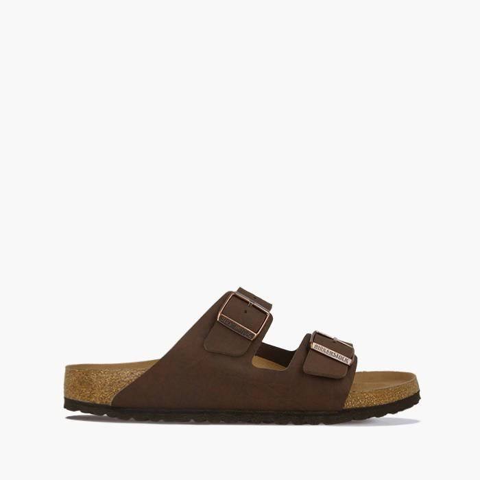Birkenstock Men's Arizona Birko-Flor Sandal, 46 / Brown