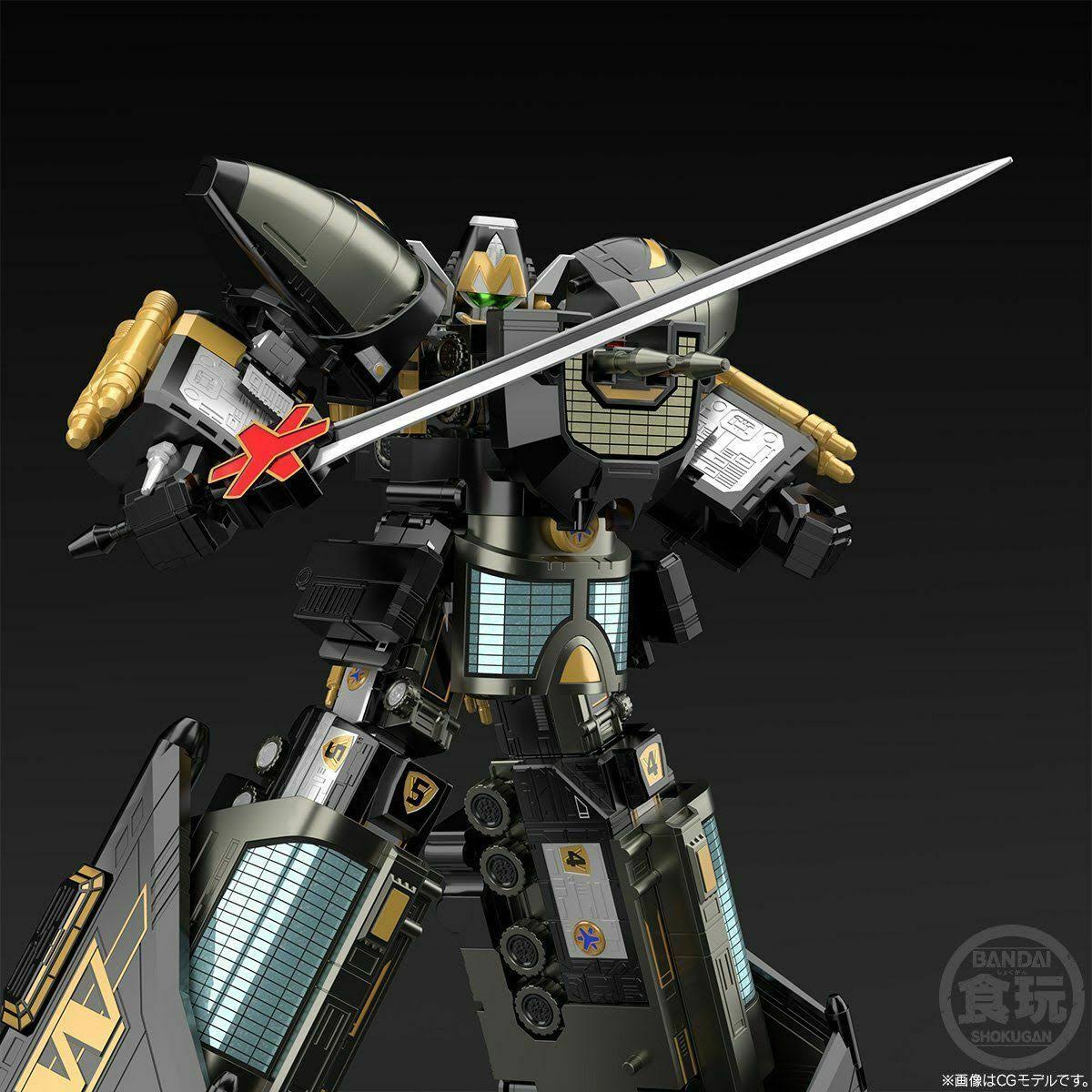 Super Minipla Black Max Victory Robo Gogofive Model Kit Premium Bandai Limited