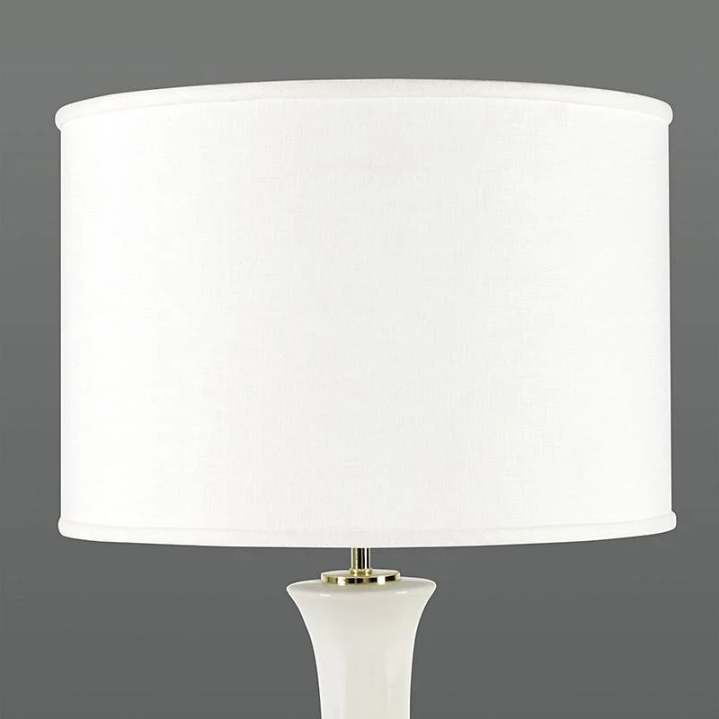 Couture Drum Lamp Shade White 14x22 - Ballard Designs