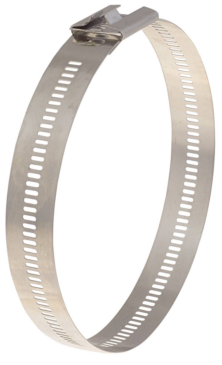 Band-It Multi-Lok 0.472 in. W x 7.1 in. Dia. Uncoated 316SS Cable Ties - 100/Bag - AE7059