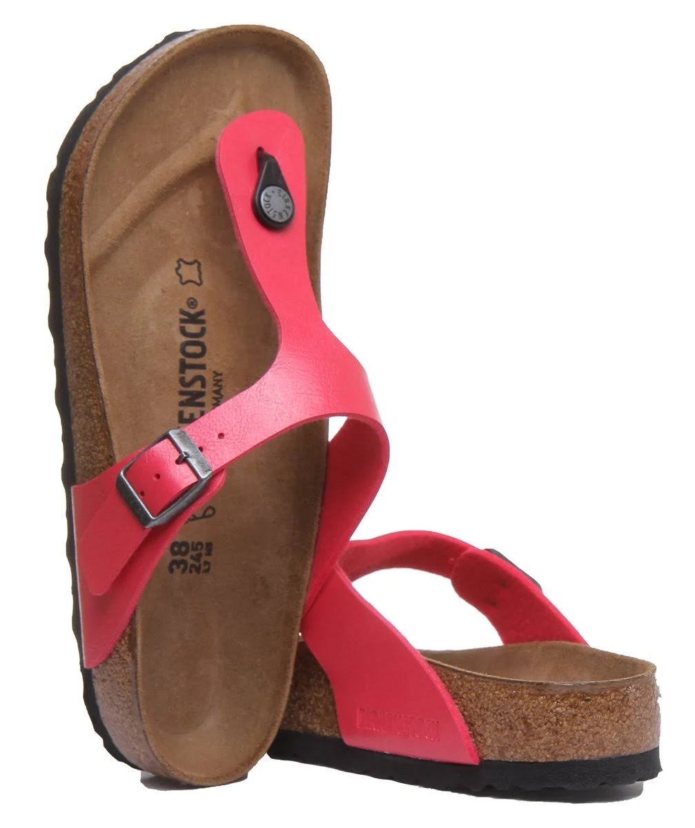 Birkenstock Gizeh Birko-Flor Graceful Raspberry Thong Sandals