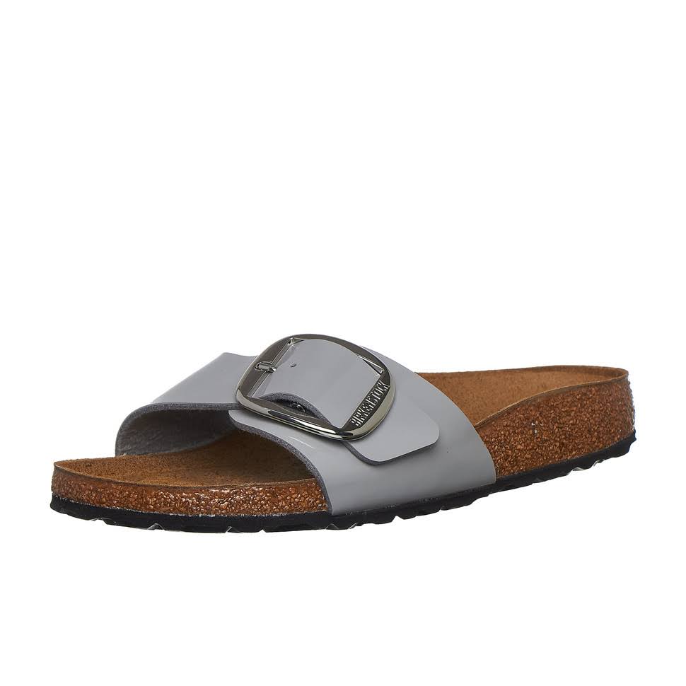 Birkenstock W Madrid Big Buckle - Patent Alloy - US 9 - Women