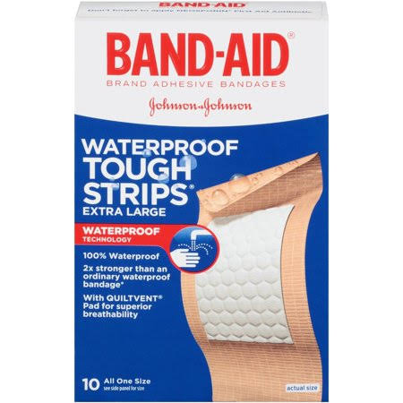 Band Aid 1005566 Band-Aid Water Block Tough Strip Extra Large Bandage
