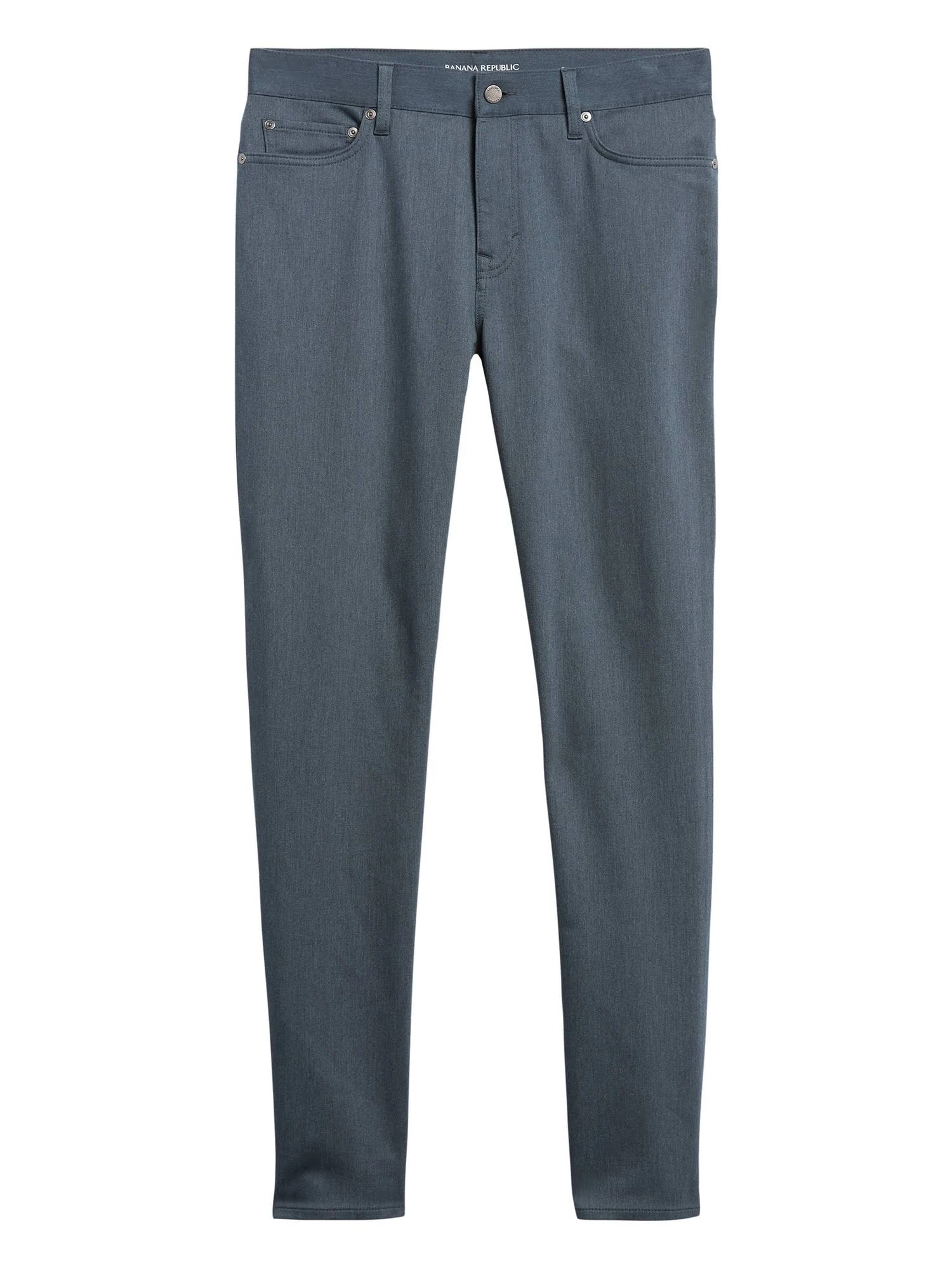 Banana Republic Men's Skinny Heathered Traveler Pant Navy Size 33W 34L