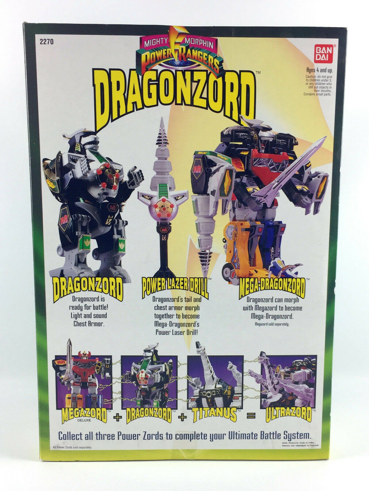 Power Rangers Deluxe Dragonzord & Green Ranger