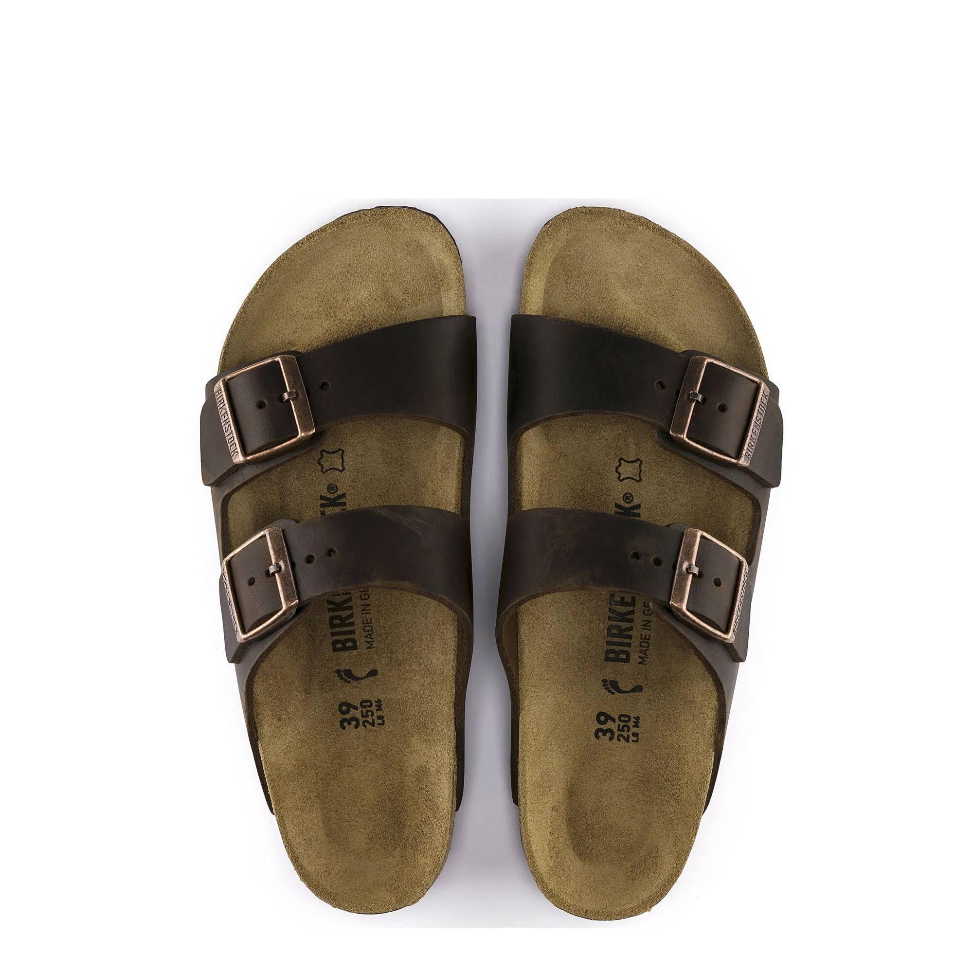 Birkenstock Arizona Sandal - 46 - Tobacco Oiled Leather