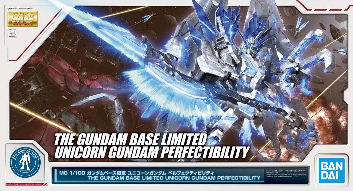 Bandai mg 1/100 Gundam Base Limited Unicorn Gundam Perfectivity Gunpla Japan EMS