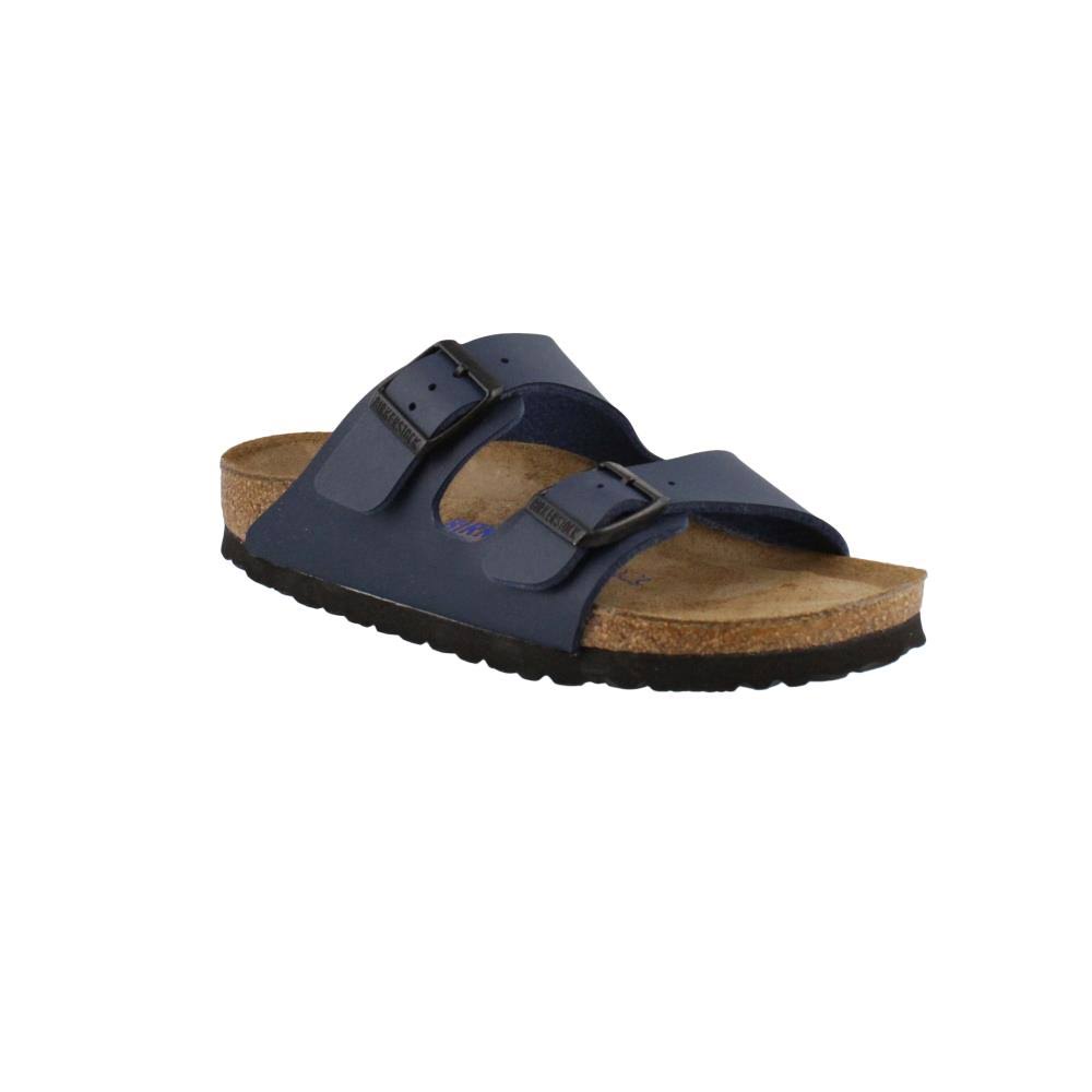 Birkenstock Women's Arizona Soft Footbed Navy Birko-Flor