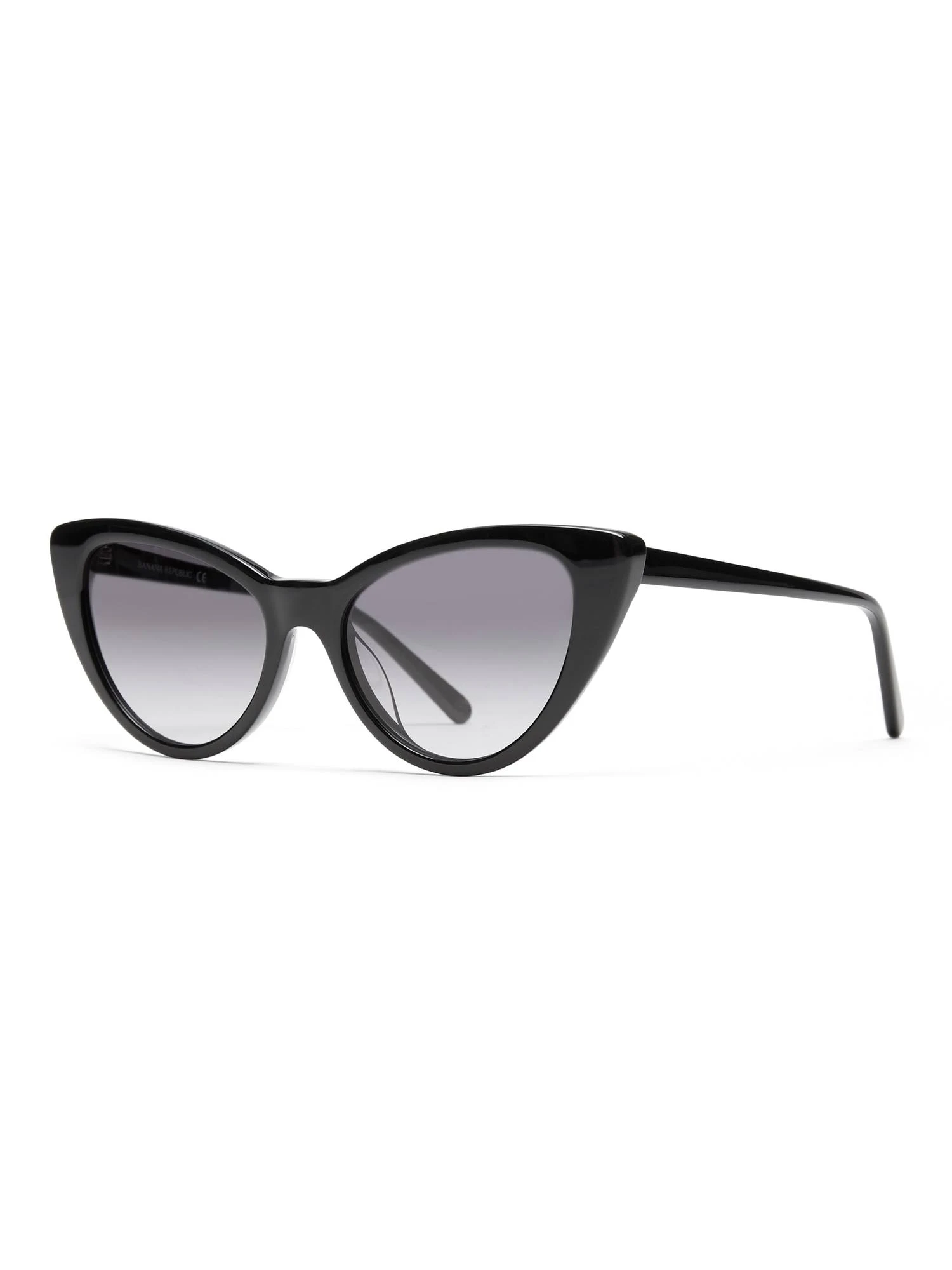 Banana Republic Wo's Halina Cat-Eye Sunglasses Black One Size