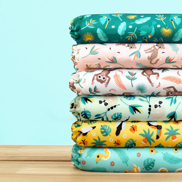 Bambino Mio mioduo Two-Piece Cloth Diaper, Bumble / Size One