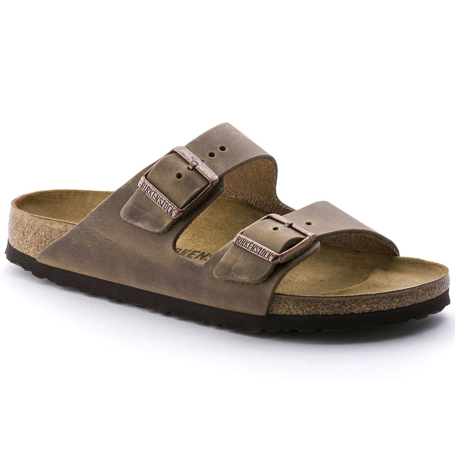 Birkenstock Arizona Sandal - 46 - Tobacco Oiled Leather