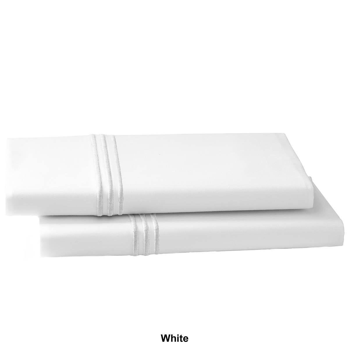 Kassatex Strada Bedding Collection Queen Pillowcase Set Blue