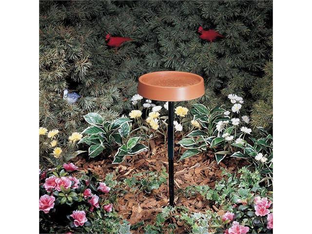 12-Inch Heated Bird Bath with Metal Stand
