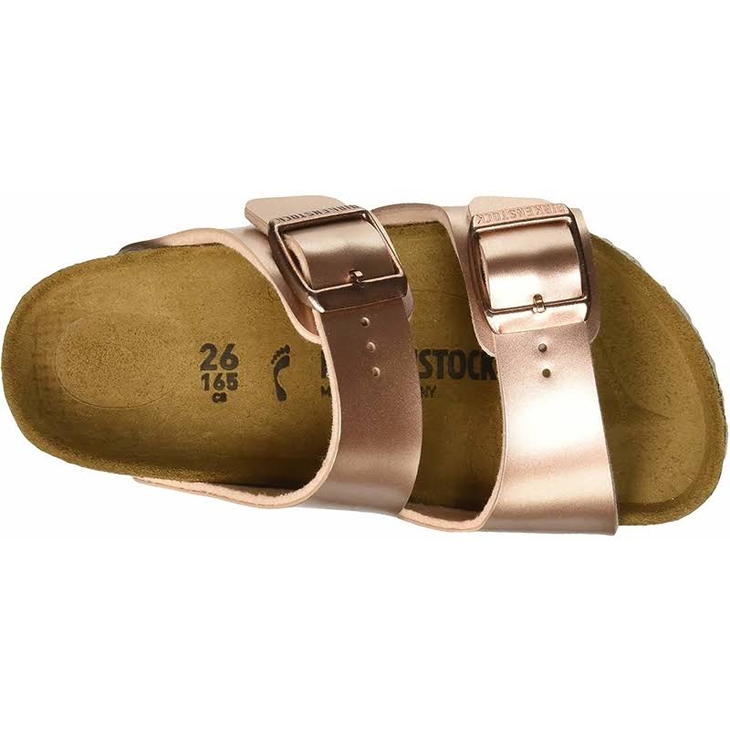 Birkenstock Youth Arizona Kids Brown Birko-Flor Flat Sandals