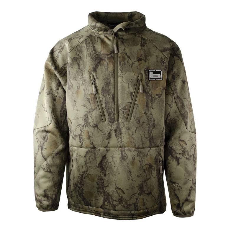 Banded Heavy Tec Fleece 1/2 Zip Pullover - Men's Natural Gear Extra Small B1010026-NG-XS