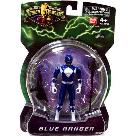 Power Rangers Mighty Morphin 2010 Blue Ranger Action Figure