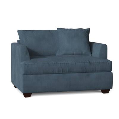 Karley 39x22 Armchair Birch Lane Body Fabric: Tina Airforce