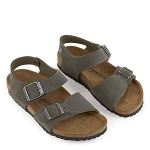 Birkenstock Kids - Sandals with Platform Soles - New York Birko-Flor - Boy - 33 EU - Green - Strappy Sandals