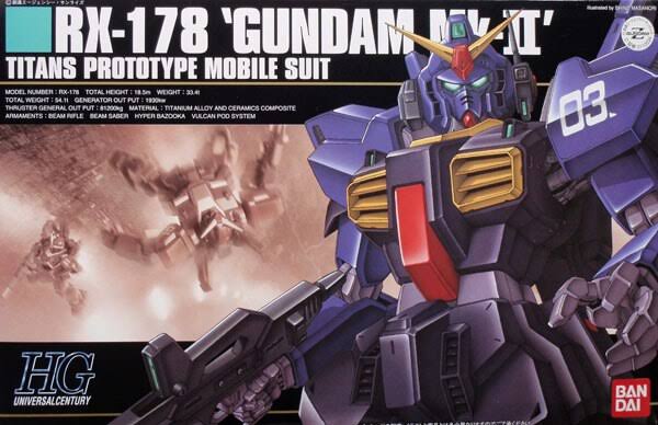 Bandai Hobby HGUC RX-178 Gundam MK-II Titans HG 1/144 Model Kit