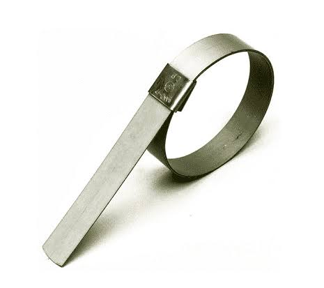 Band-It CP16S9 Center Punch Clamp - 201SS 5/8x22 x 0.025x22 4x22 Diameter 25 Pieces/Box, Steel