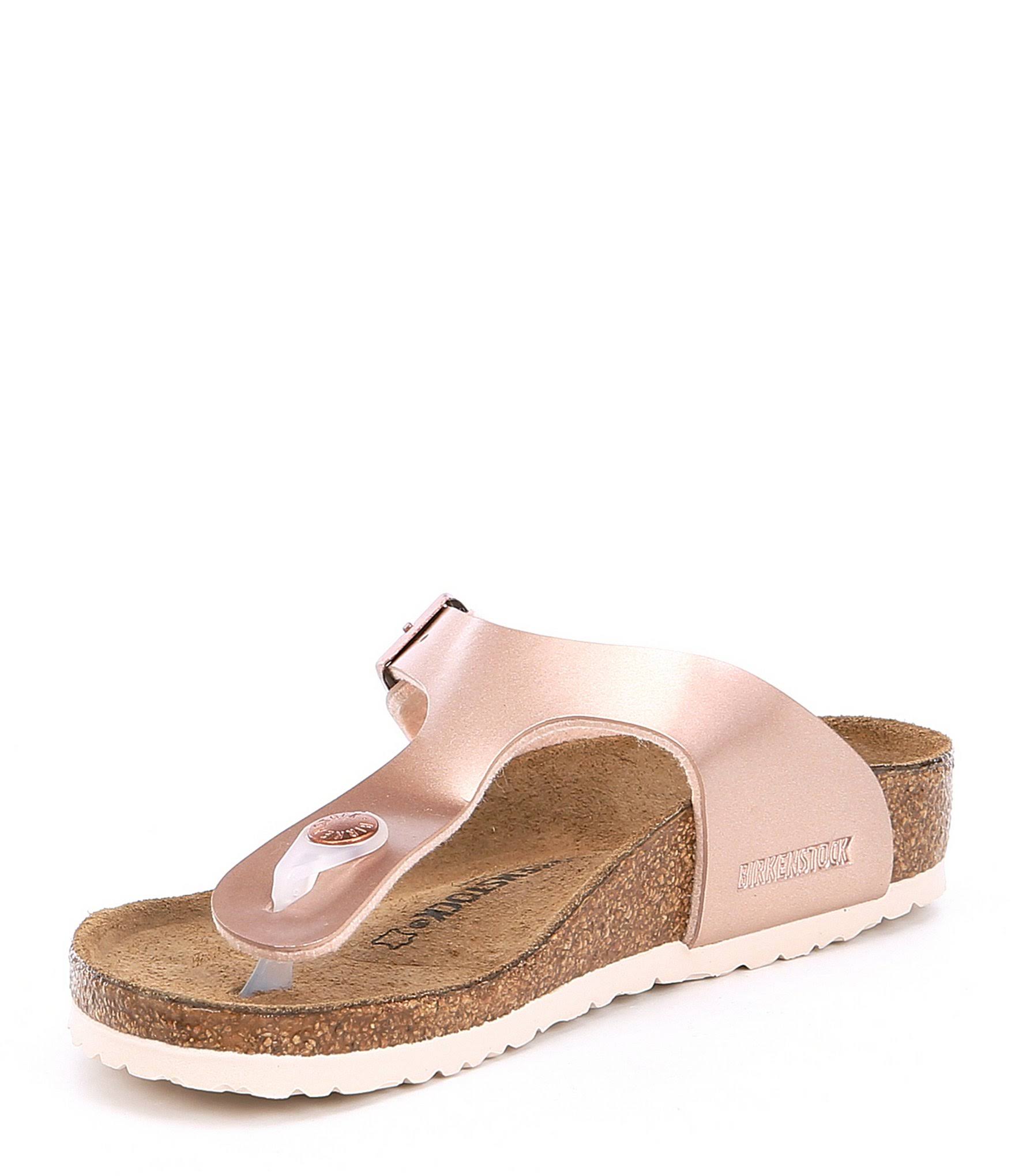 Birkenstock Girl&s Gizeh Electric Metallic Copper