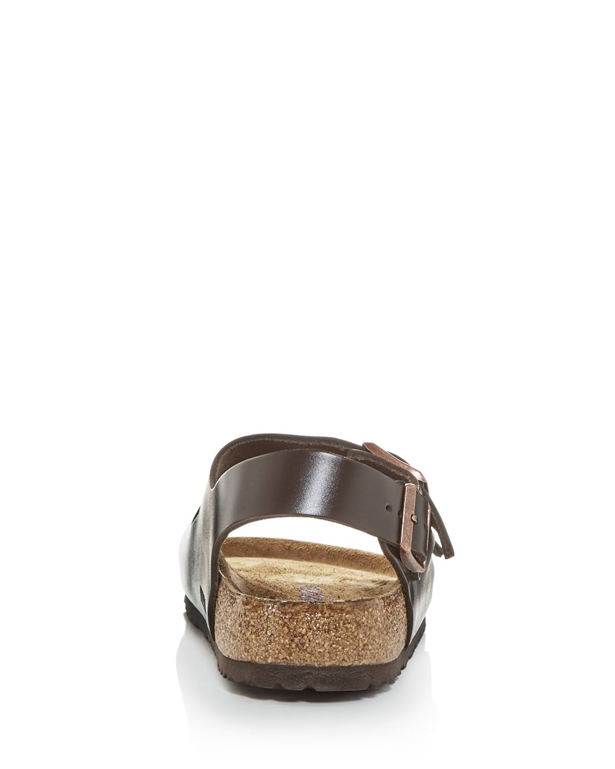 Birkenstock Milano Soft Footbed Sandal - 41 - Black Amalfi Leather