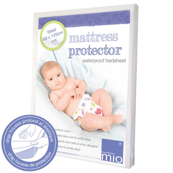 Bambino Mio Fitted Mattress Protector - Cot Bed