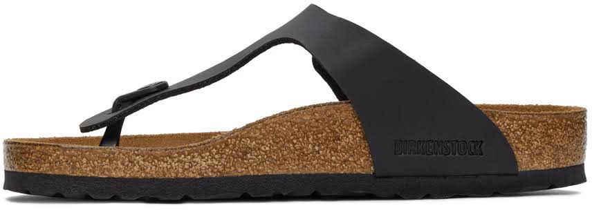 Birkenstock Gizeh Birko-Flor Sandals Black