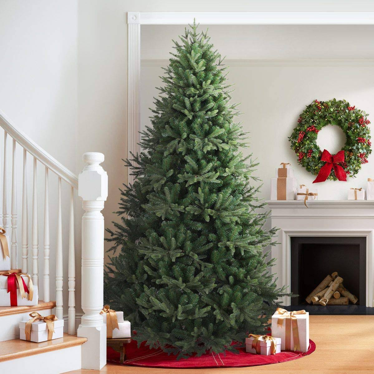 Balsam Hill Saratoga Spruce Artificial Christmas Tree, 7 Feet, Unlit
