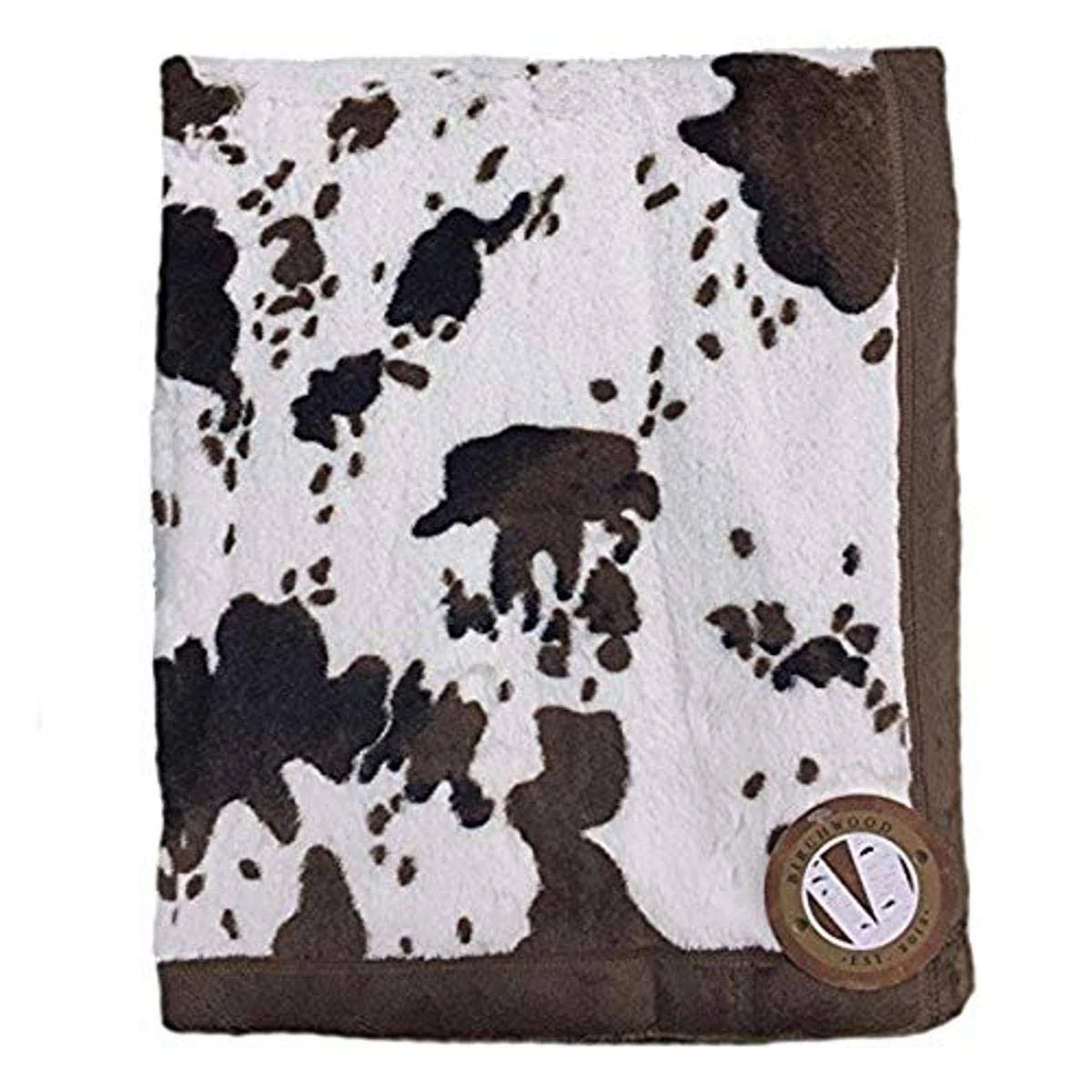 Birchwood Trading Old Paint Horse Faux Fur Fleece Throw Blanket 50 x 70