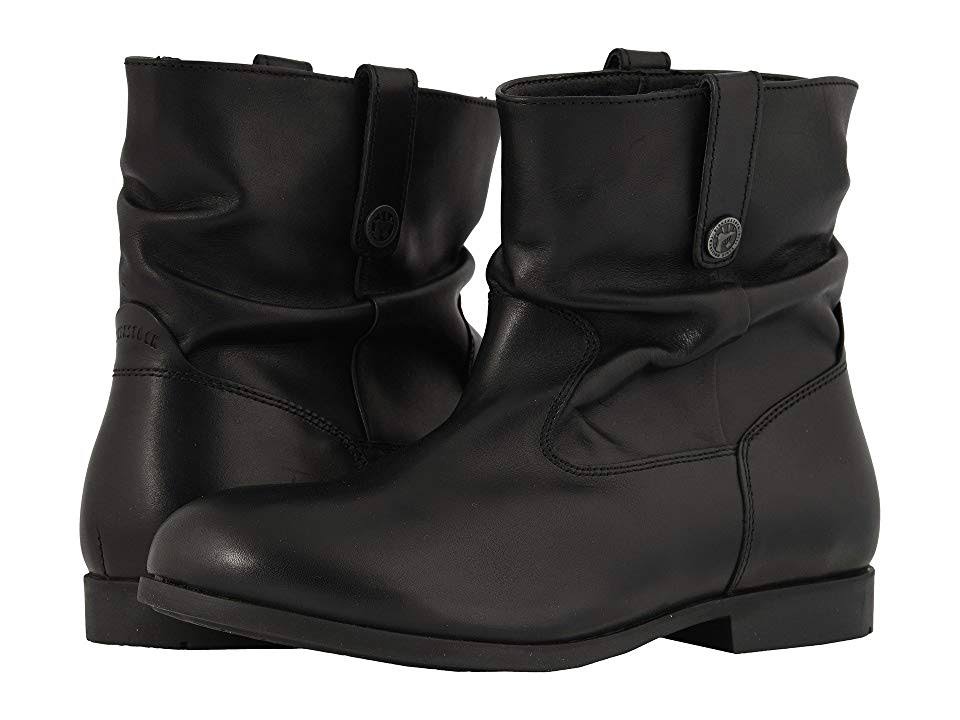 Birkenstock Women's Sarnia, Black Leather Size: 38 M