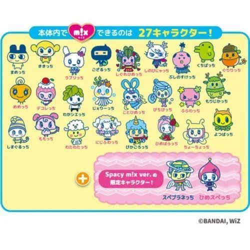 Tamagotchi m!x Spacy m!x Ver. Blue