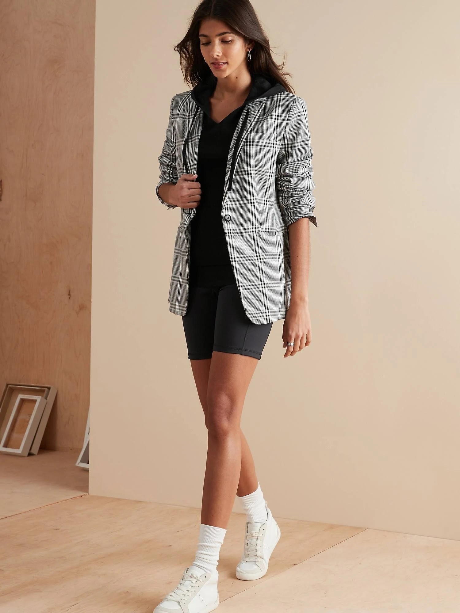 Banana Republic Women's Sweater Hoodie Black Size S