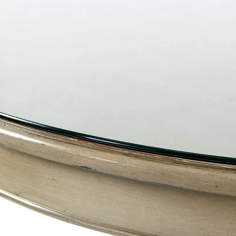 Custom Glass Topper for A Round Dining Table - 48x22 48x22 - Ballard Designs