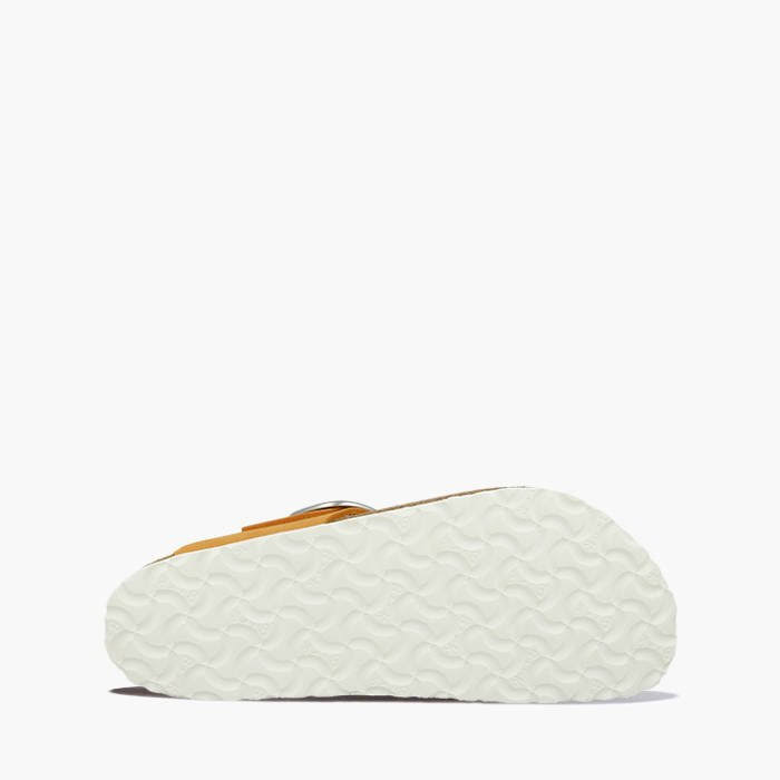 Birkenstock Gizeh Big Buckle Nubuck Leather Apricot Thong Sandals