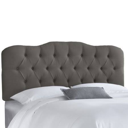Michaela Upholstered Panel Headboard Size: California King, Upholstery: Grey