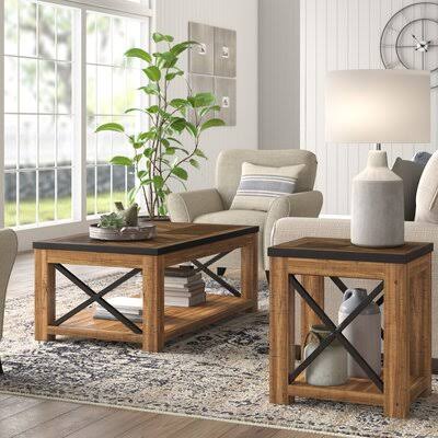 Birch Lane Fiorentino 2 Piece Coffee Table Set
