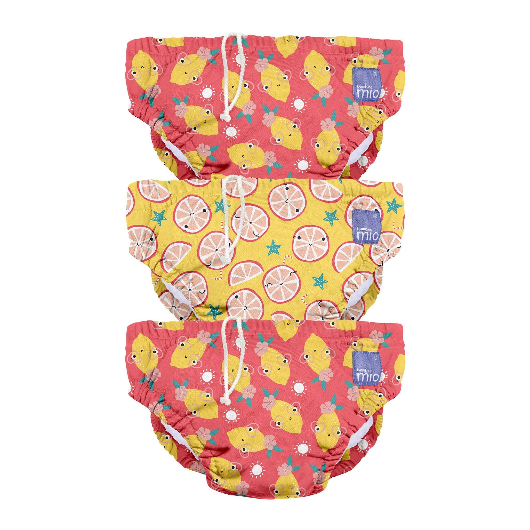 Bambino Mio Swim Diaper - 3 Pack, Punch / Small (Up to 6 Months)