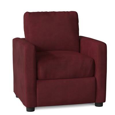 Cambridgeshire 32x22 Wide Armchair Birch Lane Body Fabric: Tina Scarlet